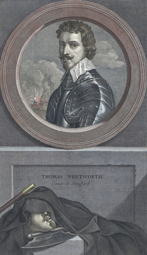 Thomas Wentworth, 1st Earl of Strafford. Portrait.
