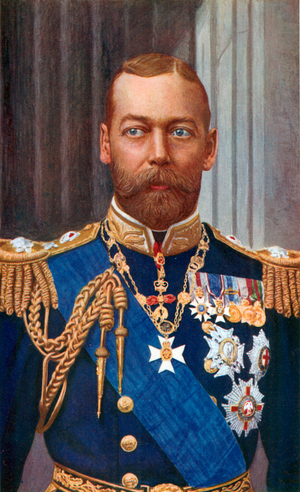 King George V (coloured photo)