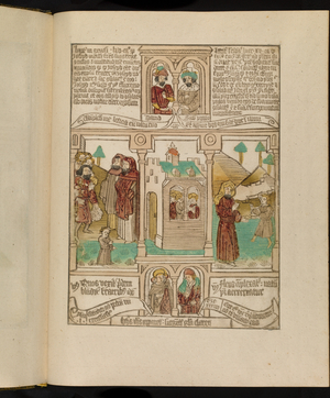 Biblia pauperum, 1465-1475 (woodcut)