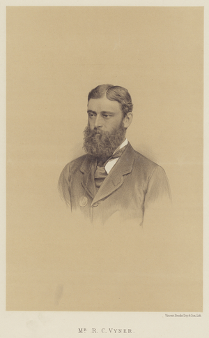 Mr R C Vyner (litho)