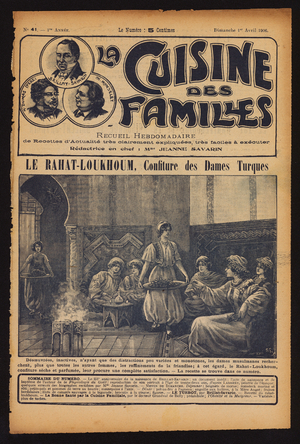 Women enjoying Turkish Delight (engraving)