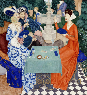 Queen Isabella of Bavaria, (gouache over traces of pencil on whatman board)