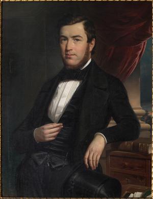 Portrait of a gentleman (oil on canvas)