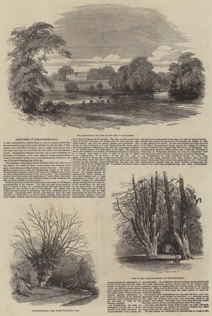 Sketches of Strathfieldsay (engraving)