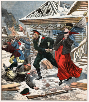 Bombing of Vladivostok, 1904 (print)