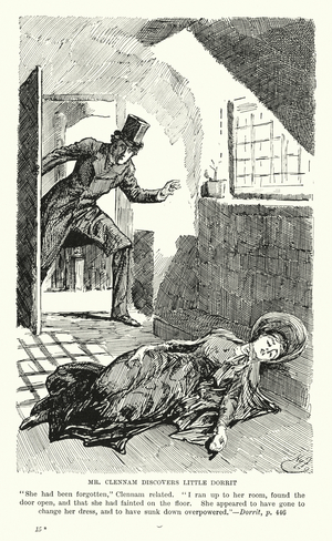 Illustration for Little Dorrit by Charles Dickens (litho)