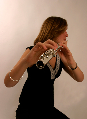 Flute - woman playing