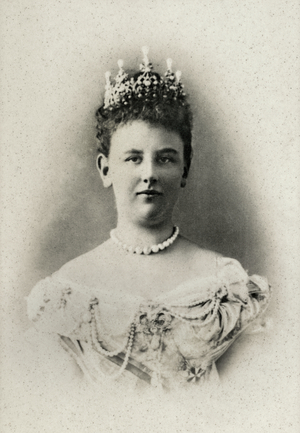 Portrait de Wilhelmine reine des Pays Bas  (photo)