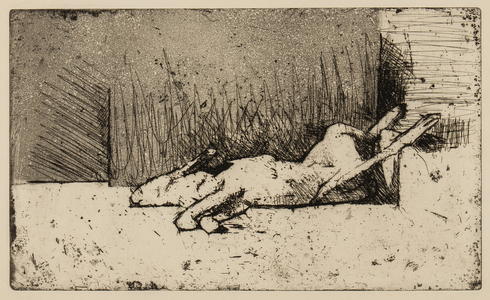 Still Life with Hare (etching & aquatint)