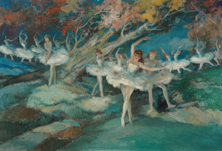 Ballet, 1944 (oil on canvas)