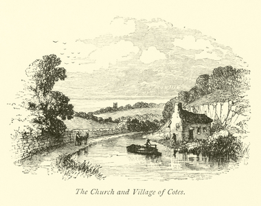The Church and Village of Cotes (engraving)