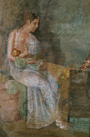 Danae and Perseus as a child