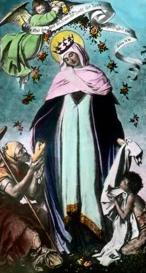St. Elisabeth with the poor.