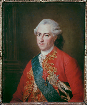 King Louis XVth … (painting on canvas)