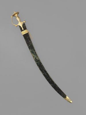 Sword of Guru Sadhu Singh Sodhi, Pubjab, 19th century (steel & gold)