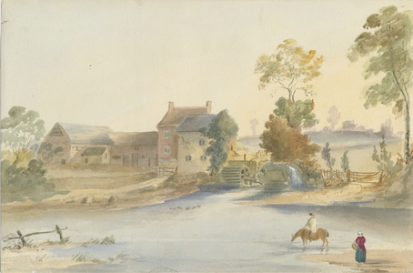 Seisdon Mill: water colour painting, nd [1844] (painting)