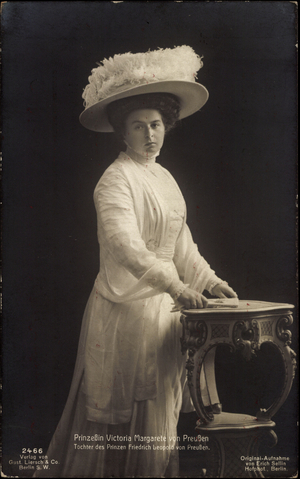 Ak Princess Viktoria Margarete of Prussia, Liersch 2466 (b/w photo)