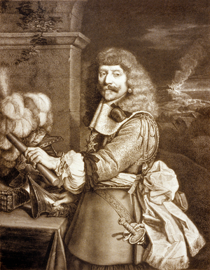 Henri de Lorraine dit Cadet la Perle (1601 1666) Comte d'Harcourt, d'Armagnac, de Brionne and Viscount de Marsan engraving by Antoine Masson (engraving)