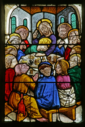 The Last Supper, 1461 (stained glass)