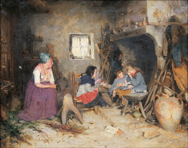 The Broken Doll, 1885 (oil on canvas)