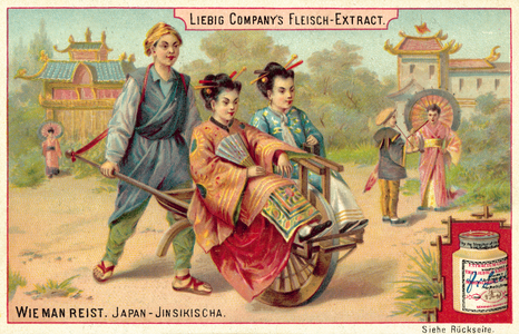 Japanese rickshaw (chromolitho)