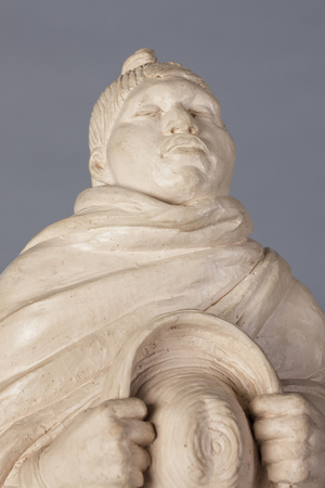 Peon Praying, 1932-33 (terracotta)