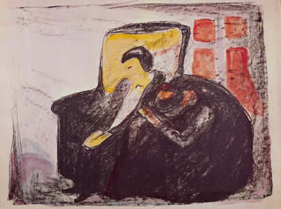 Oswalds Breakdown, 1920 (pastel on paper)