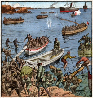 Rif war in 1924 (print)