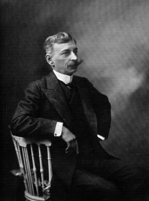 Mr Noblet as Clement Chaumette in play "Les sentiers de la vertu" in Paris, from "Le Theatre" november 1903