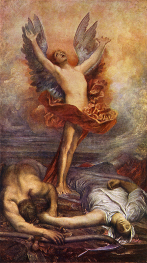 Love Triumphant (colour litho)