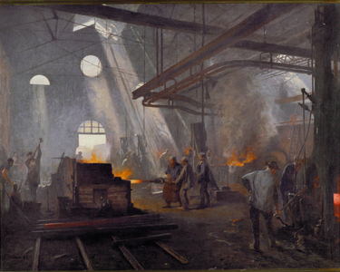 The forge, 1893 (oil on canvas)