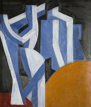 Figure Composition, 1913 (oil on panel)