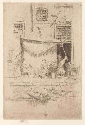 Fruit Stall, 1879-80 (etching; ink on paper)