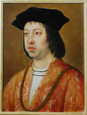 King Ferdinand II of Aragon … (oil on wood)