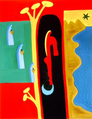 La Madre de Sicilia, 1997 (oil on linen)