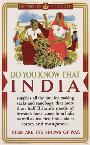 The Empire's Strength - Do You Know That India..., 1939 (lithograph on paper)