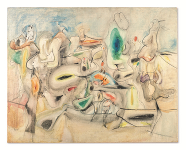 Good Afternoon, Mrs. Lincoln, 1944 (oil on canvas)