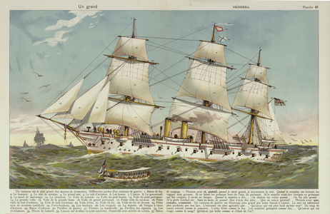 A large ship (chromolitho)