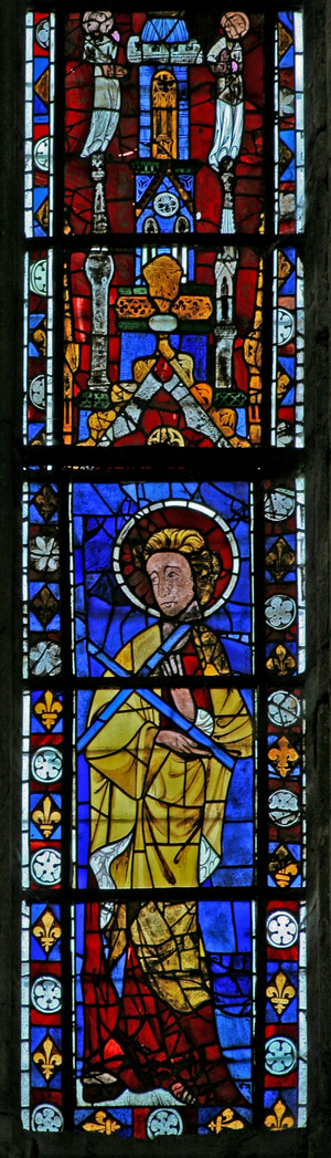 Window w204 depicting an Apostle (stained glass)