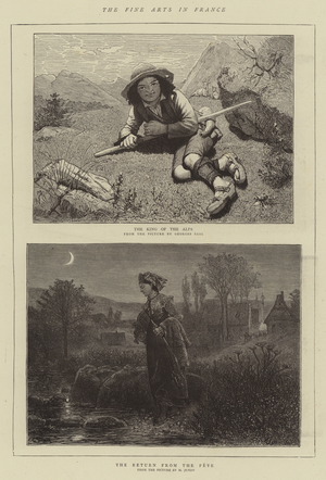 The Fine Arts in France (engraving)
