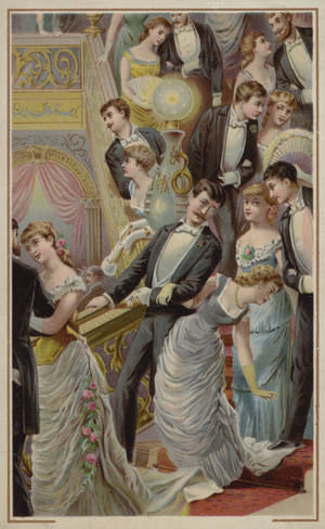 Staircase at opera (chromolitho)