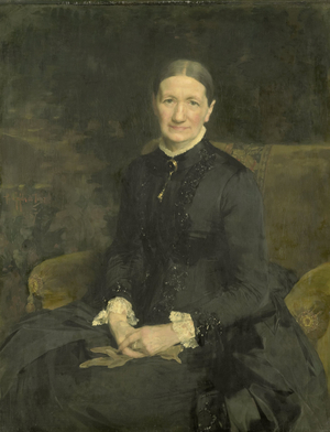Mrs A.J. Zubli-Maschhaupt, 1887 (oil on canvas)