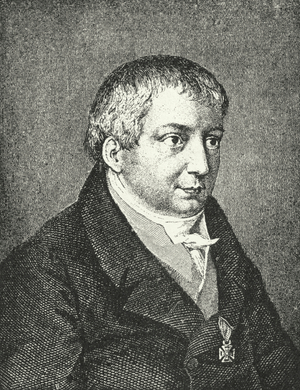 Friedrich Schlegel, German poet (engraving)