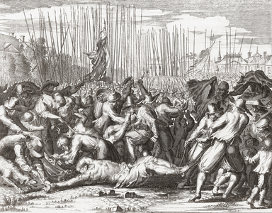 Murder of the De Witt brothers. (print)