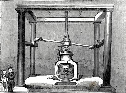 A coining press at the Royal Mint
