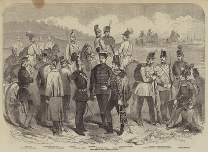 Costumes of the Austrian Army (engraving)