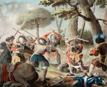 Gaston de Foix, Killed at Battle of Ravenna (1512), 1788 (engraving)