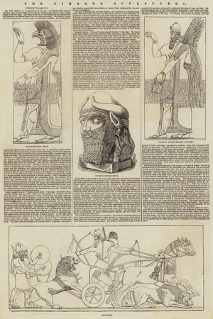 The Nimroud Sculptures (engraving)
