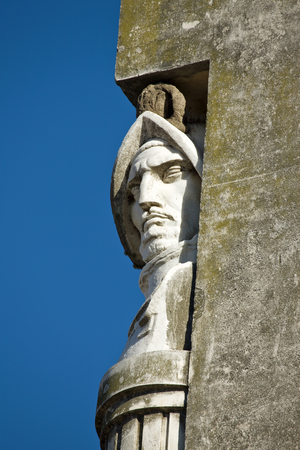 Detail on Jesuit Estancia Clock Tower, Alta Gracia, Argentina (photo)
