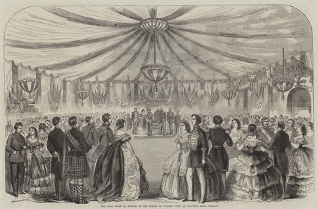 The Ball Given in Honour of the Prince of Wales's Visit, at Province Hall, Halifax (engraving)